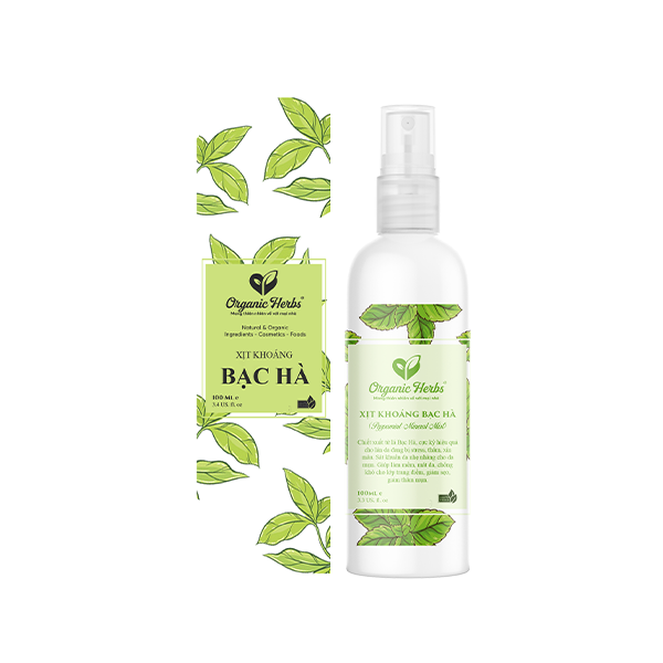 Xịt khoáng Bạc Hà - Mint Mineral Spray